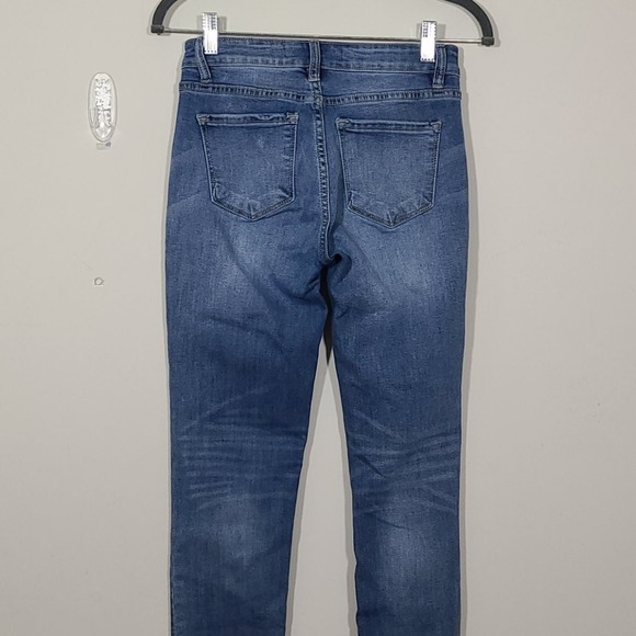 KanCan Mid Rise Skinny Blue Jeans Size 3/25 - Picture 5 of 8